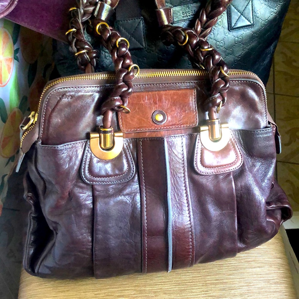 Chloe Eloise big hobo tote